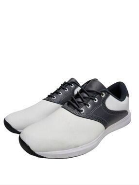 Golf Shoes Mens 11 Unbranded Spikes and Key Black White Lace Up Athletic New